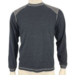 Men's Vintage XG Xtreme Gear Gray Y2K Long Sleeve Shirt Small Skater Heathered